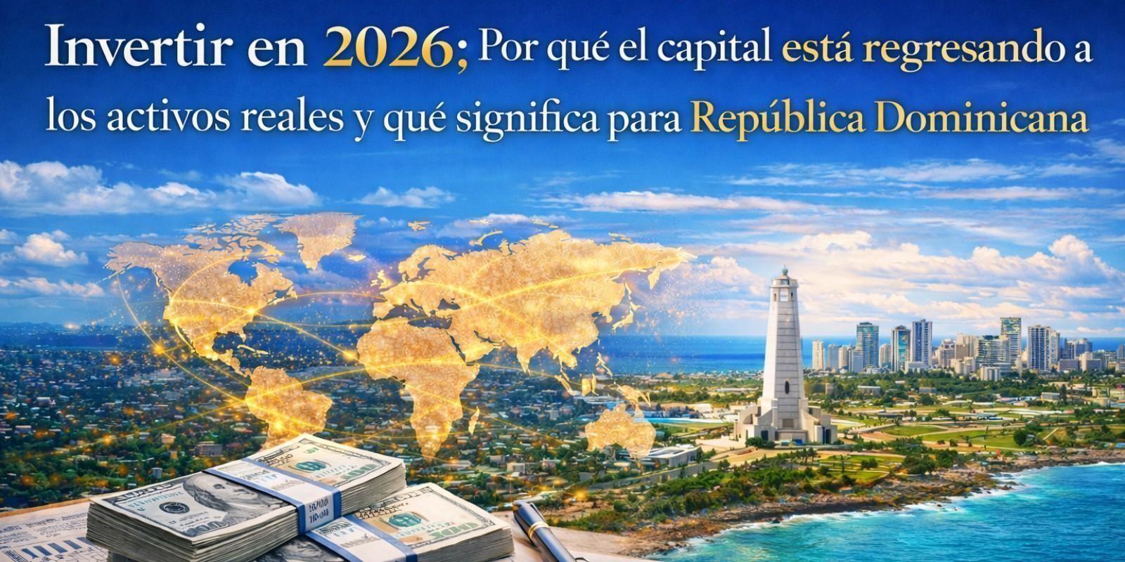 Invertir en 2026: Por qué el capital está regresando a los activos reales y qué significa para República Dominicana